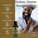 Okay Beard Moisturizing Lotion 4oz Hydrating & Softening Grooming Care for Men