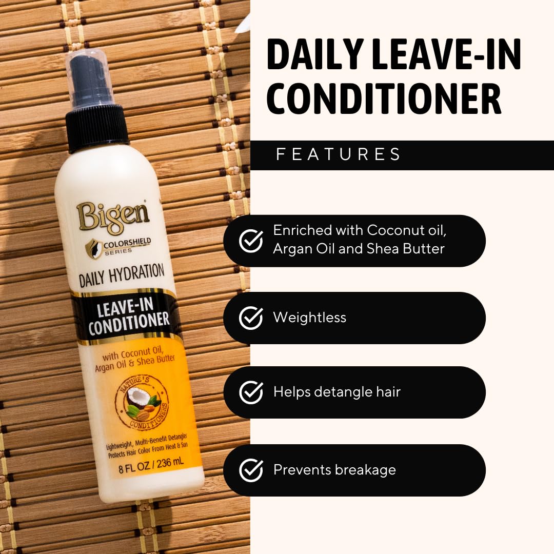 Bigen Colorshield Daily Hydration Leave-In Conditioner 8 fl oz