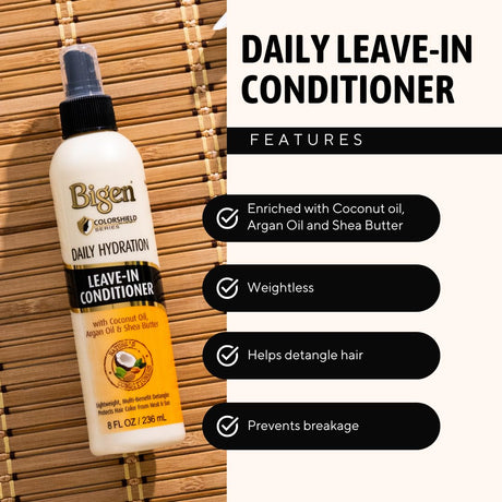 Bigen Colorshield Daily Hydration Leave-In Conditioner 8 fl oz