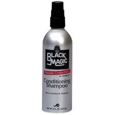 Black Magic Conditioning Shampoo 8oz, moisturizing shampoo, conditioning shampoo, hair repair shampoo, strengthening shampoo, anti-breakage shampoo, hydrating hair cleanser, frizz control shampoo, shine-enhancing shampoo, gentle daily shampoo, shampoo for dry hair, shampoo for damaged hair, nourishing shampoo, Black Magic hair care, professional hair shampoo, salon quality shampoo, travel size shampoo.