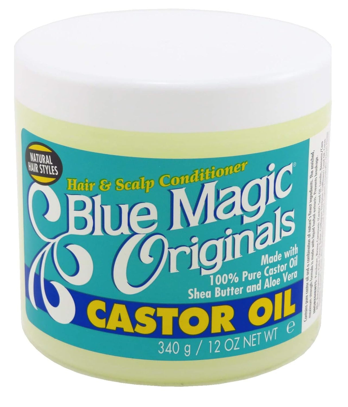 Blue Magic CASTOR OIL 12Oz