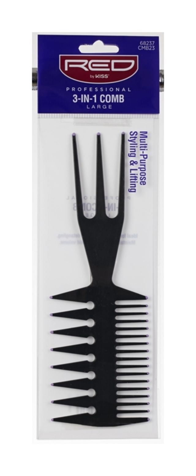 RED BY KISS Professional 3-in-1 Comb