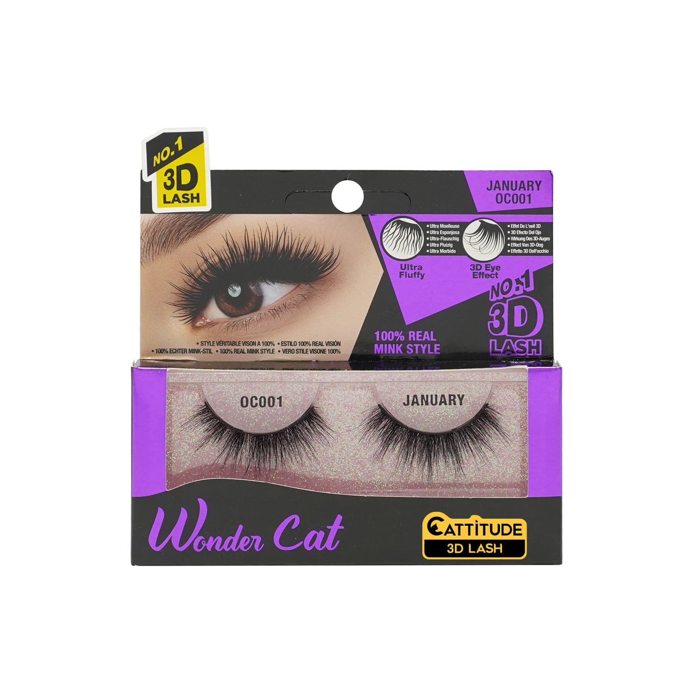 Ebin Wonder Cat 3D Faux Mink Eyelashes