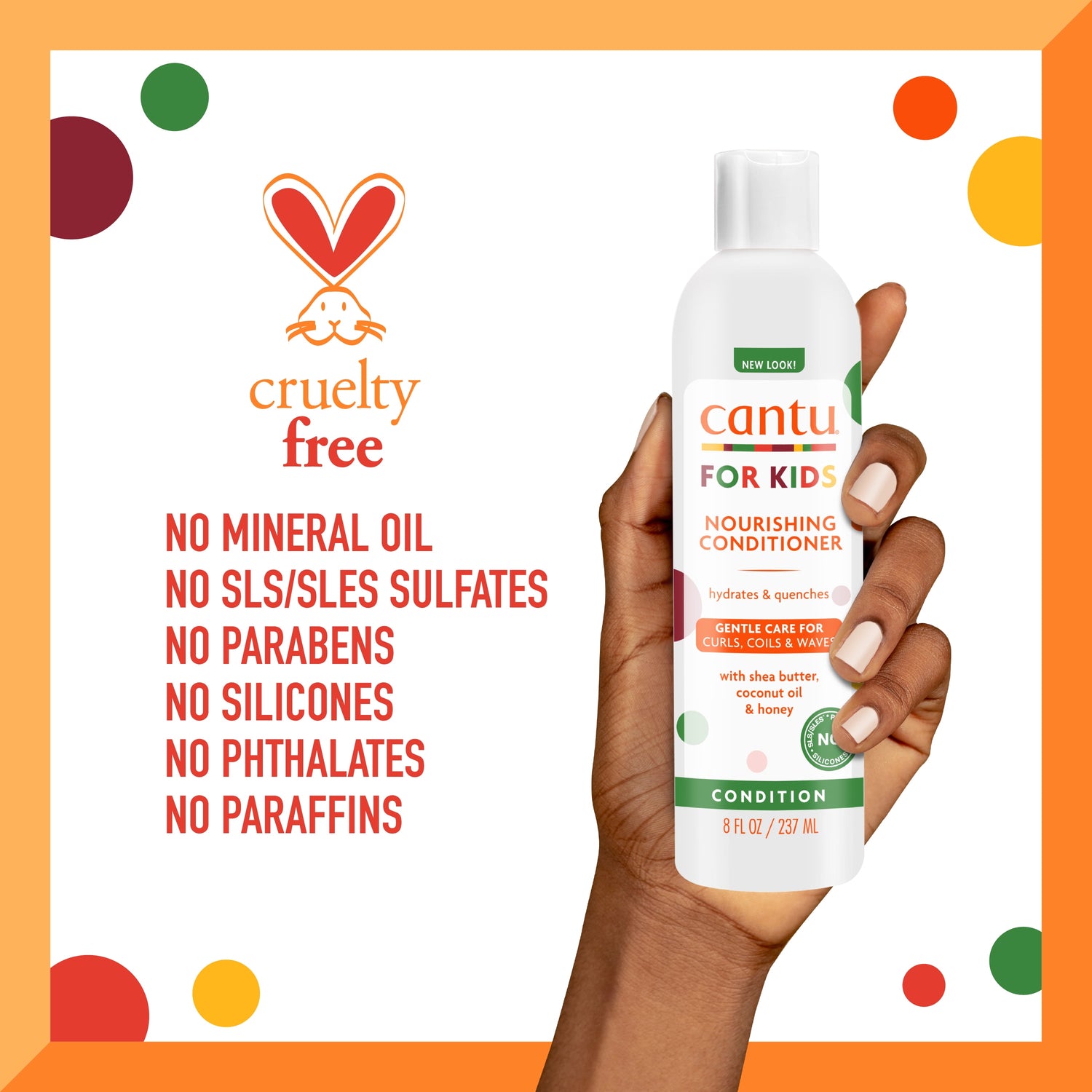 Cantu Care For Kids Nourishing Conditioner 8oz-1