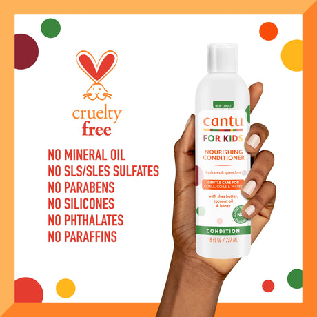 Cantu Care For Kids Nourishing Conditioner 8oz-1