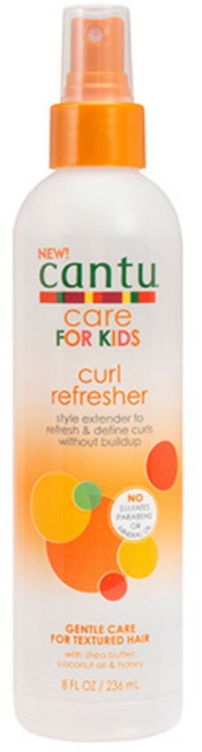 Cantu Care for Kids Curl Refresher 8oz Moisturizing Detangling Styling Spray-1