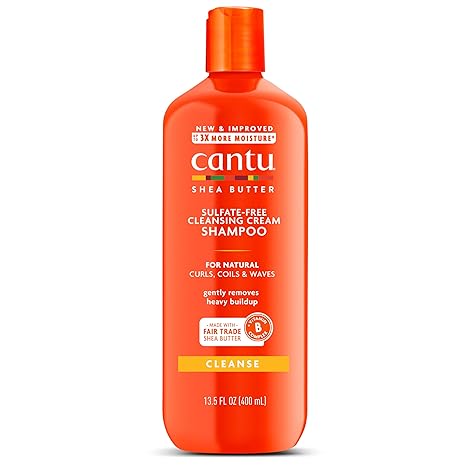 Cantu Sulfate-Free Shampoo 13.5oz, Cantu gentle shampoo, moisturizing shampoo for natural hair, sulfate-free hair cleanser, Cantu 13.5oz hair care, hydrating shampoo for curls, shampoo for dry hair, nourishing shampoo for damaged hair, softening hair shampoo, Cantu curl care shampoo, daily use sulfate-free shampoo, shampoo for healthy hair, Cantu moisturizing hair treatment, gentle cleansing shampoo, frizz control shampoo, shampoo for all hair types