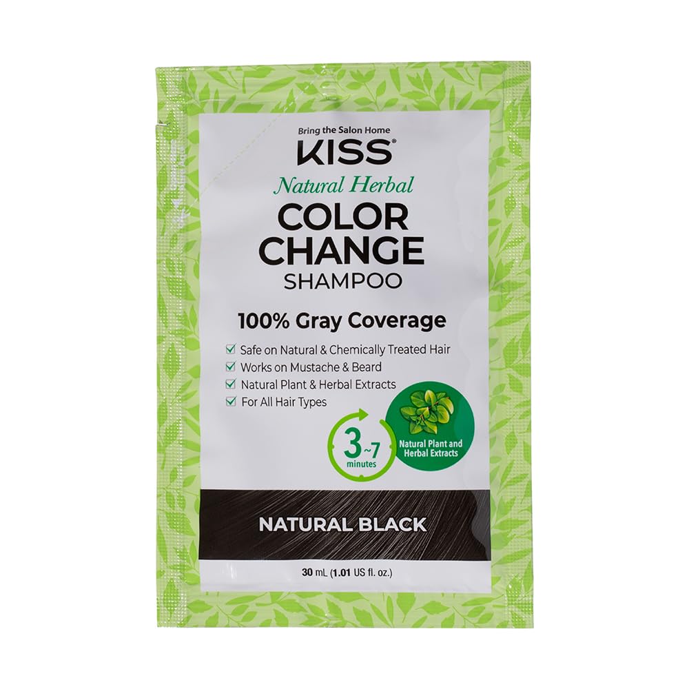 Color Change Shampoo Black CCS01D1 Easy, Long-Lasting, Natural-Looking Color-2