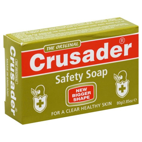 Crusader Cleansing Safety Soap 2.85oz, Crusader cleansing soap, gentle skin soap, moisturizing safety soap, soap for sensitive skin, daily use cleansing soap, Crusader soap bar, mild skin care soap, softening cleansing soap, skin protective soap, Crusader 2.85oz soap, soap for healthy skin, soothing cleansing soap, natural skin care soap, safe skin cleansing bar, hydrating soap for all skin types
