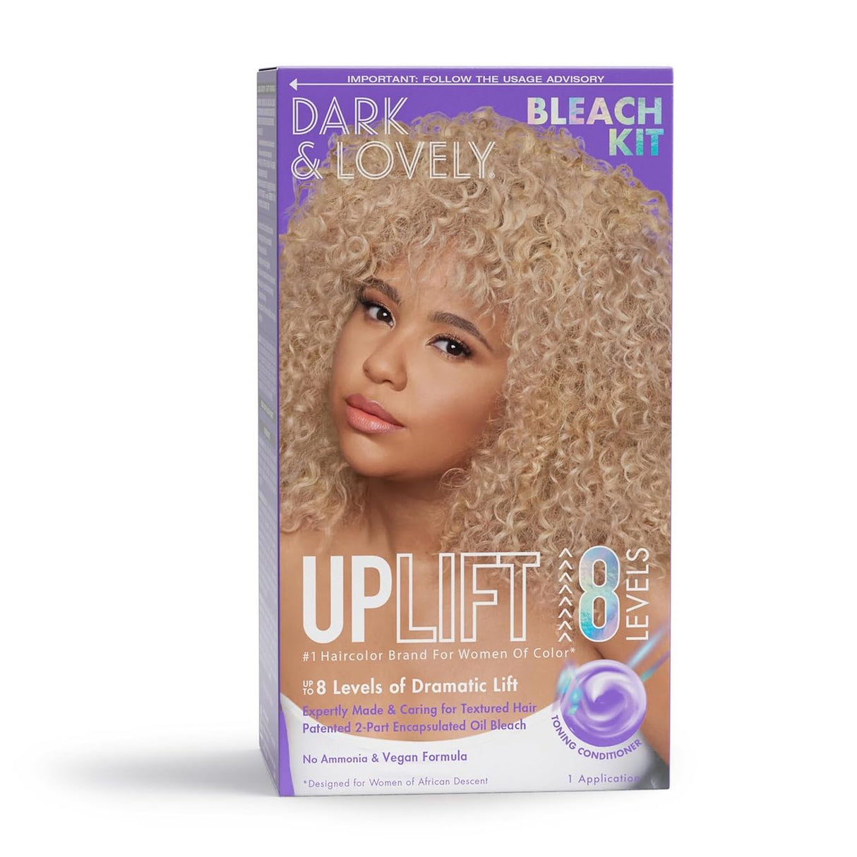 Dark & Lovely Uplift Bleach Kit – 8 Level Lift