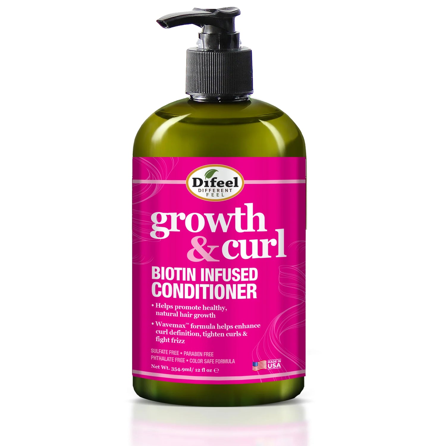 Difeel Growth and Curl Biotin Conditioner 12oz, Difeel biotin hair conditioner, curl enhancing conditioner, hair growth conditioner, moisturizing conditioner for natural hair, strengthening hair conditioner, Difeel 12oz hair care, biotin infused conditioner, detangling curl conditioner, nourishing hair treatment, conditioner for dry hair, softening hair conditioner, Difeel curl and growth conditioner, daily use hair conditioner, frizz control conditioner, hydrating biotin conditioner