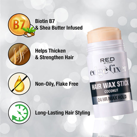 RED BY KISS Edge Fixer Hair Wax Stick