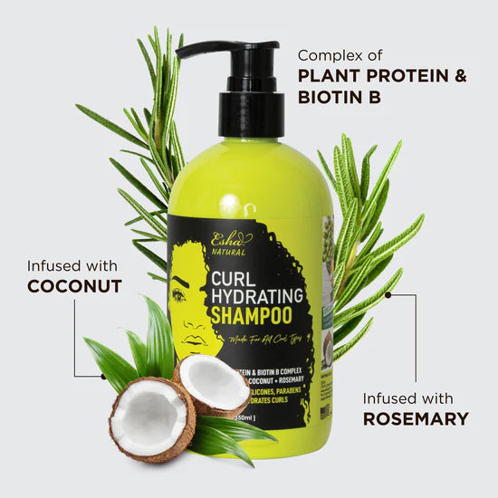ESHA Natural Curl Hydrating & Nourishing Shampoo for All Hair.