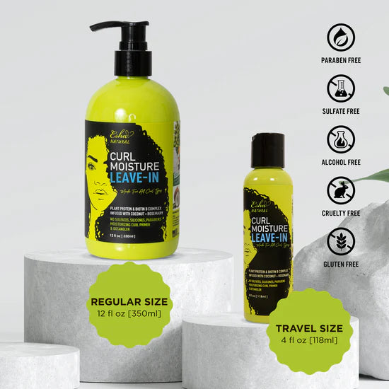 ESHA Natural Curl Moisture Leave-In Conditioner for Healthy, Hydrated Hair