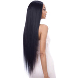 Freedom Part Lace Front Wig Number 204 Natural Looking Glueless Synthetic Style-2