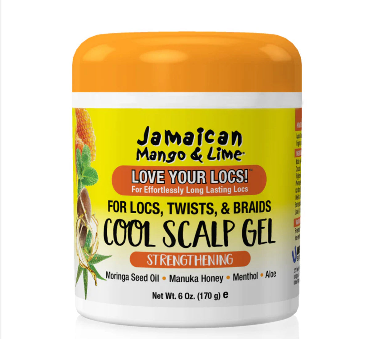 Jamaican Mango & Lime Cool Scalp  Gel for Braid & Locs 6oz