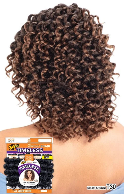 GB 4X Deep Curl Timeless Premium Crochet Braiding Hair 2