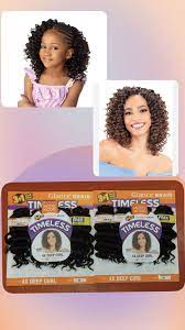 GB 4X Deep Curl Timeless Premium Crochet Braiding Hair 4