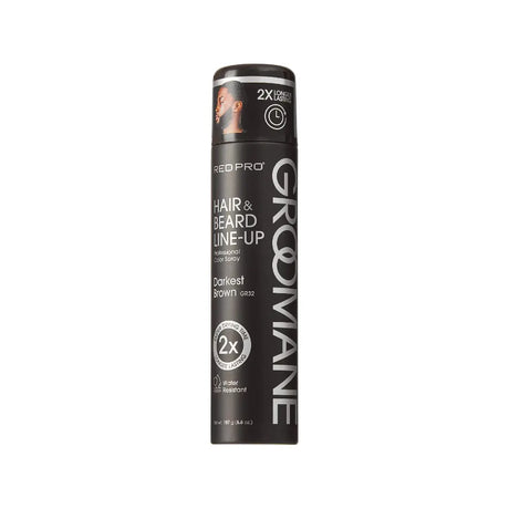 RED PRO Groomane Waterproof & Fade-Resistant Professional Temporary Color Spray For Hair 6.6 oz