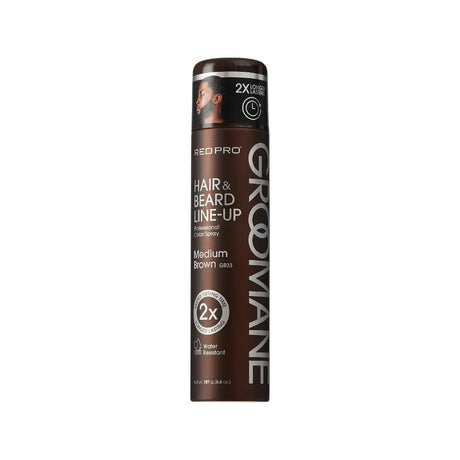 RED PRO Groomane Waterproof & Fade-Resistant Professional Temporary Color Spray For Hair 6.6 oz