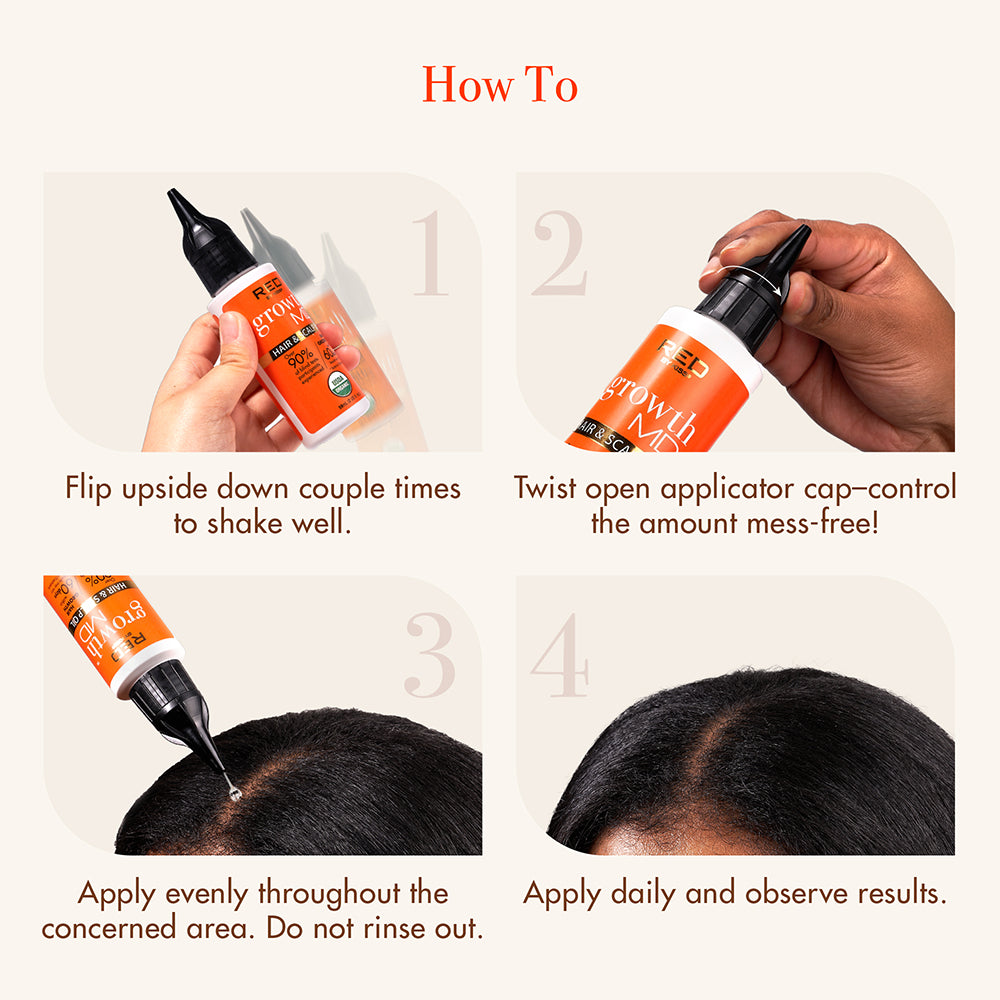 RED BY KISS Growth Md Hair & Scalp Oil - 2oz