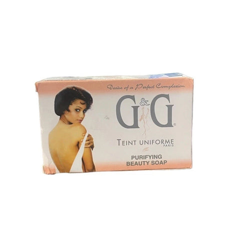 G & G Teint Uniforme Purifying Beauty Soap 6.7oz, G & G pink beauty soap, purifying soap bar, moisturizing cleansing soap, gentle skin soap, soap for radiant skin, G & G 6.7oz beauty soap, softening skin soap, daily use cleansing soap, hydrating soap for face and body, G & G skincare soap, brightening beauty soap, natural skin care soap, soap for healthy glowing skin, gentle purifying soap, moisturizing beauty bar