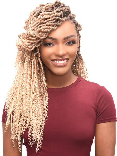 Ghana Twist Passion Locs Water 18″ Soft, Lightweight, Natural-Looking Protective Braiding Style