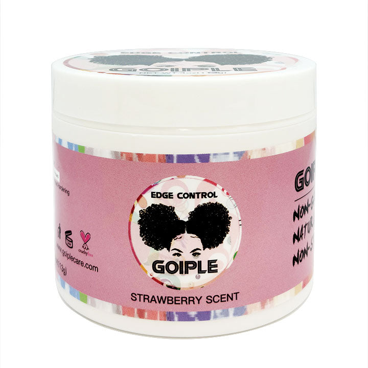 Goiple Edge Control Strawberry Scent 4oz Long-Lasting Strong Hold Hair Styling Gel