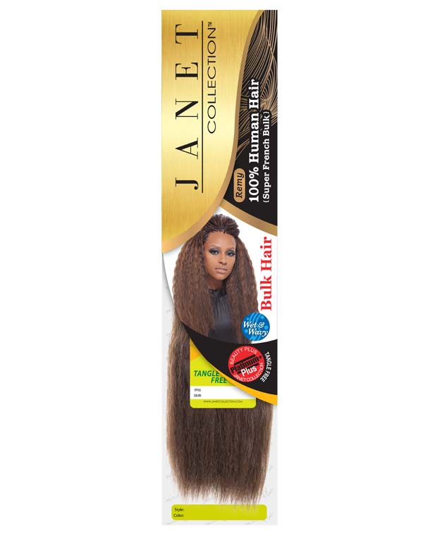 Janet Collection Super French Bulk 100% Human Hair
