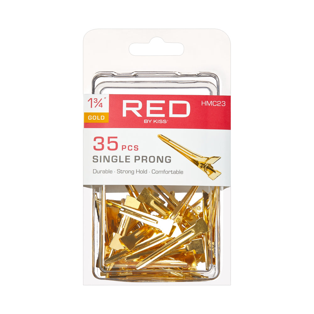 RED BY KISS Gold Single Prong Clip (HMC23)