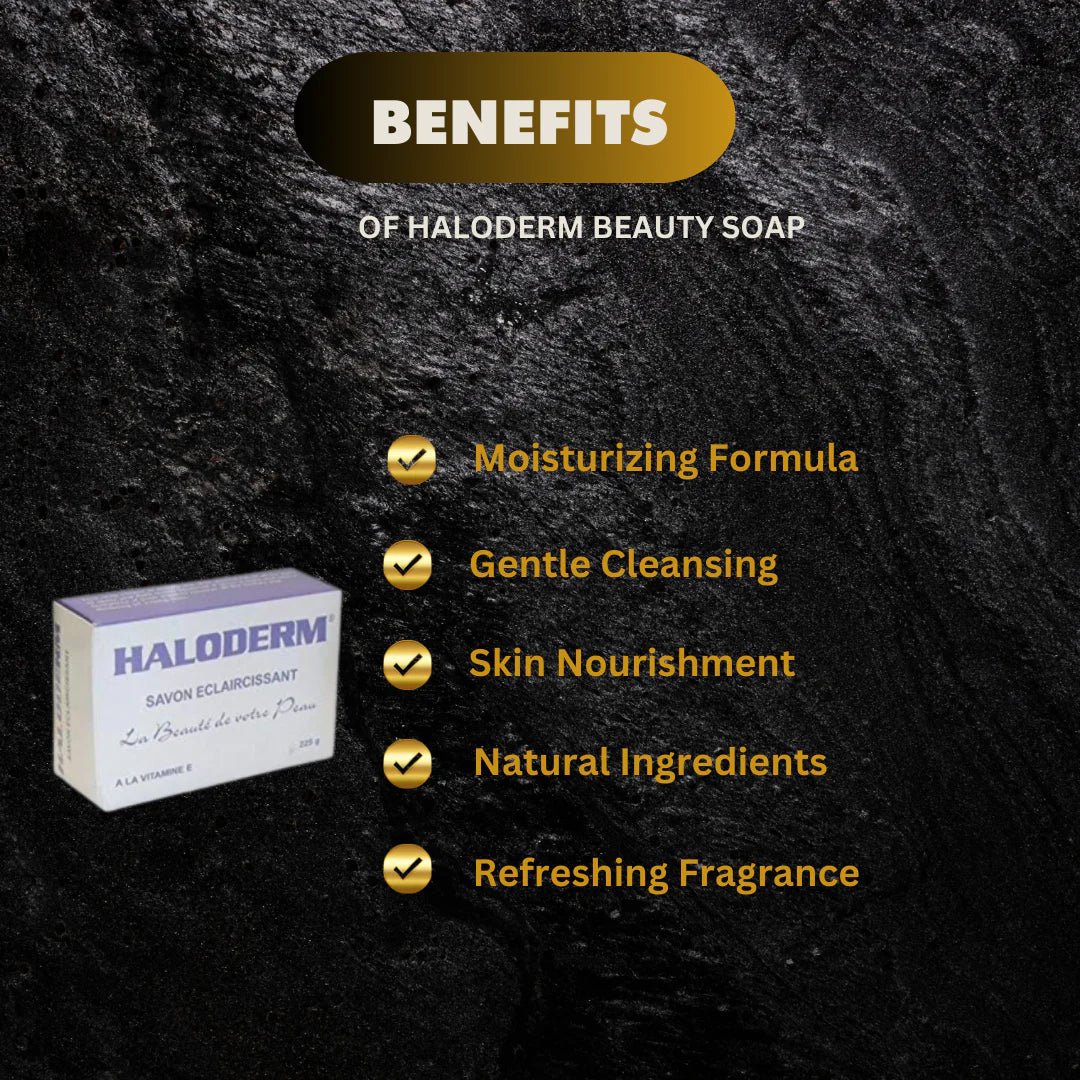 Haloderm Lightening Beauty Soap 225g