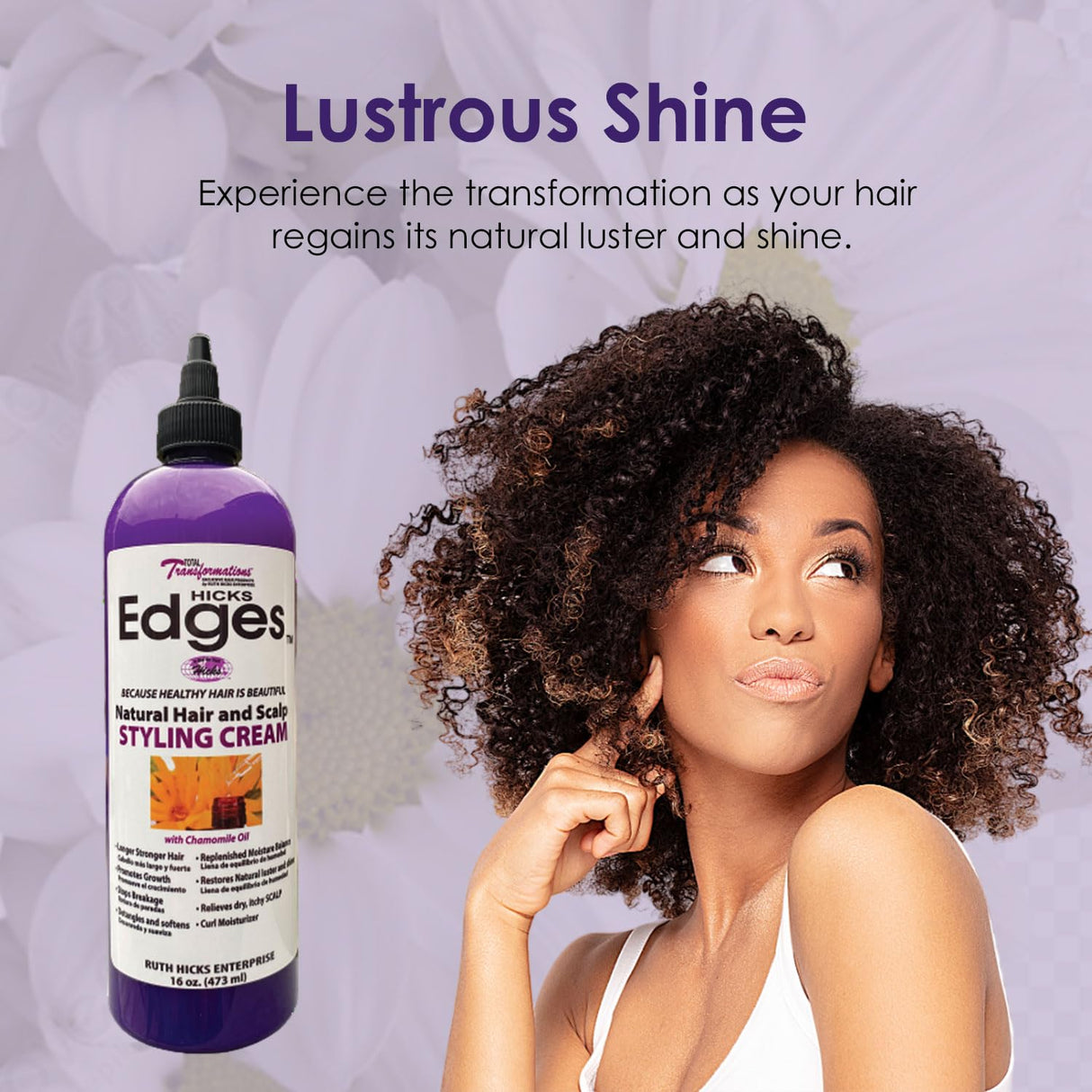 Hick Edges Styling Cream 16oz Extra Hold, Smoothing, Nourishing Formula-3