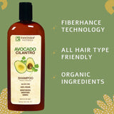 IC Avocado Cilantro Shampoo 12oz, avocado cilantro shampoo, color preserving shampoo, Fantasia IC hair shampoo, moisturizing shampoo for colored hair, strengthening hair shampoo, avocado oil hair care, gentle cleansing shampoo, IC 12oz shampoo, nourishing hair cleanser, shampoo for smooth hair, color safe shampoo, hair repair shampoo, daily use moisturizing shampoo, shiny healthy hair shampoo, sulfate free hair shampoo