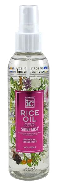 IC Rice Oil Shine Mist 6oz lightweight nourishing spray for glossy hair-1