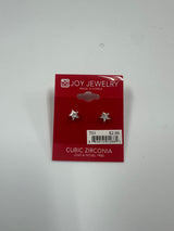 Joy Jewelry Sterling Silver Cubic Zirconia Earring (T01)