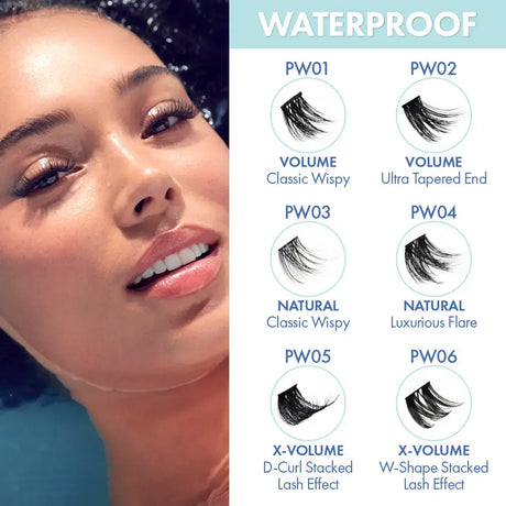 IEnvy Press & Go Self-Adhesive Lash Clusters Reusable Waterproof No-Glue Press-On Lashes