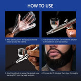 RED PRO Groomane Beard Lineup Color Enhancement – Premixed for Airbrush Use 2.3 oz