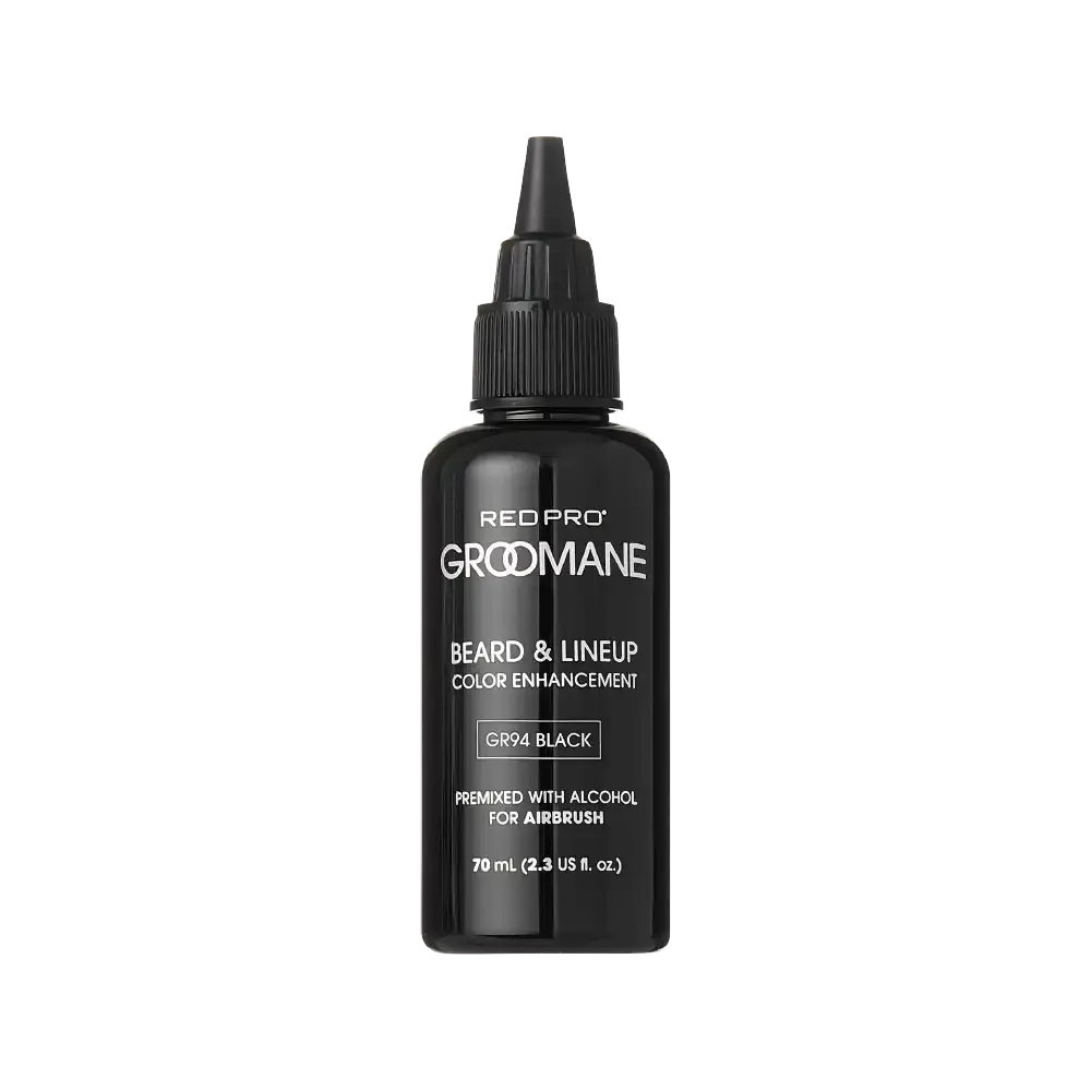 RED PRO Groomane Beard Lineup Color Enhancement – Premixed for Airbrush Use 2.3 oz