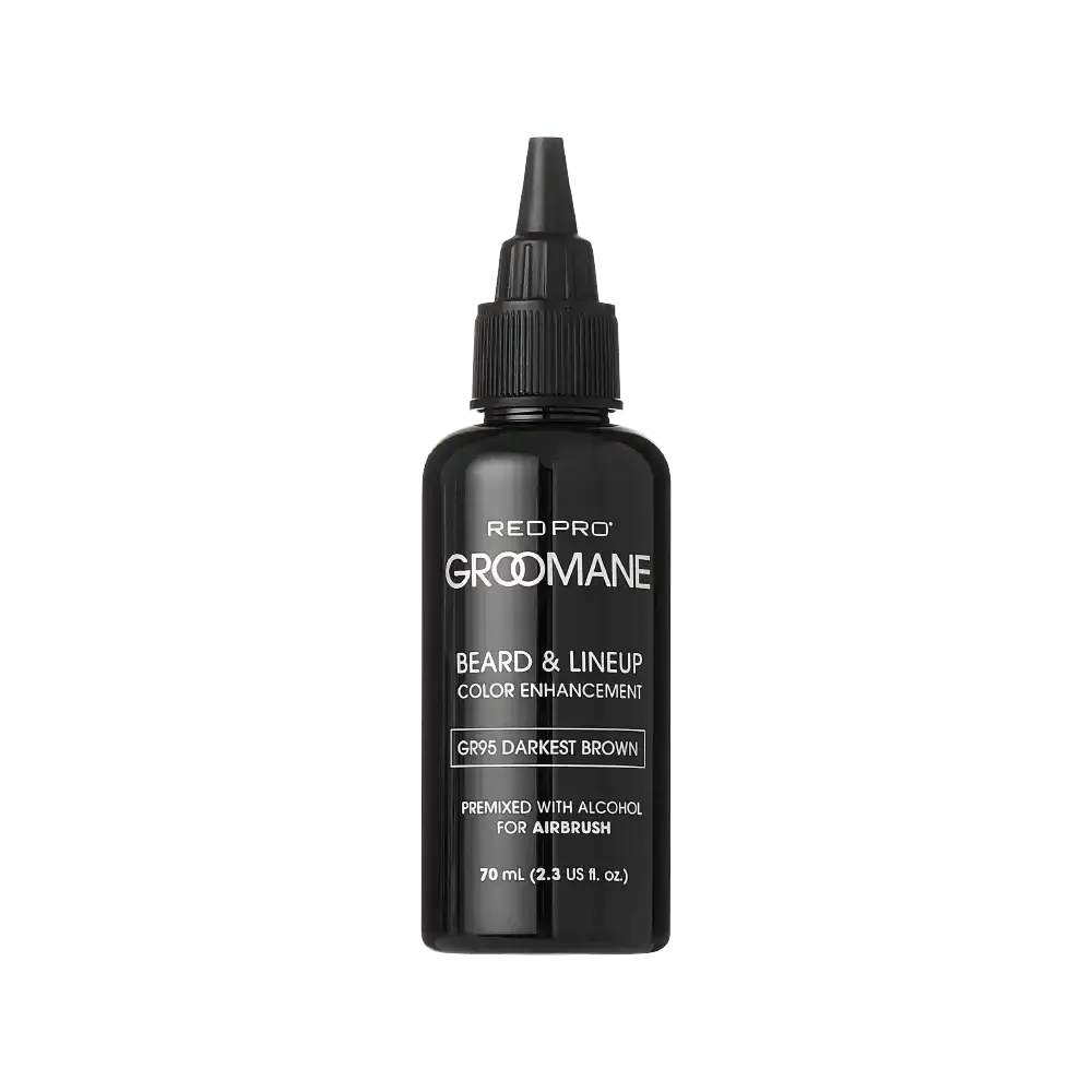 RED PRO Groomane Beard Lineup Color Enhancement – Premixed for Airbrush Use 2.3 oz