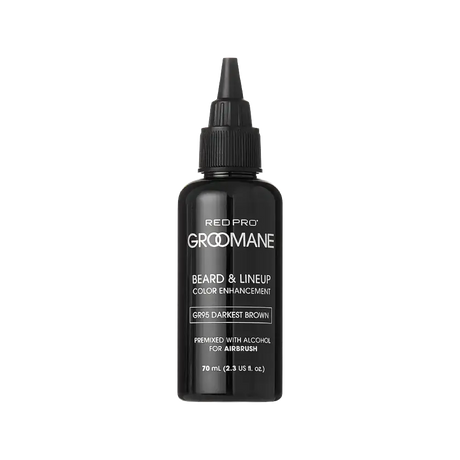 RED PRO Groomane Beard Lineup Color Enhancement – Premixed for Airbrush Use 2.3 oz