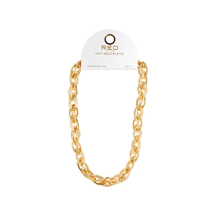 Red By Kiss Jewelry - 14K Gold Plated Necklace