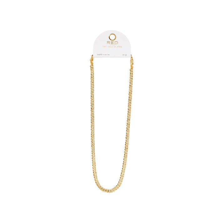 Red By Kiss Jewelry - 14K Gold Plated Necklace