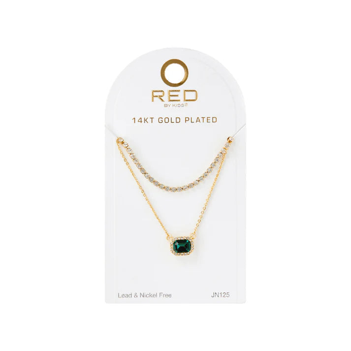 Red By Kiss Jewelry - 14K Gold Plated Necklace