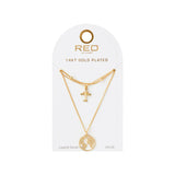 Red By Kiss Jewelry - 14K Gold Plated Necklace