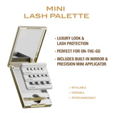 VLuxe By IEnvy Mini Lash Palette with Mirror & Tweezer Applicator (No Lashes Included)