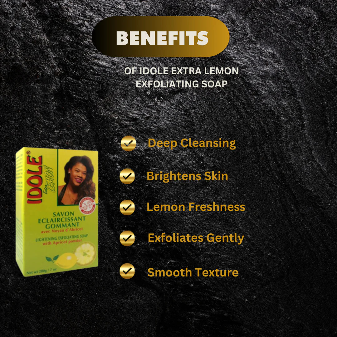 Idole Lemon Exfoliating Soap 7 oz