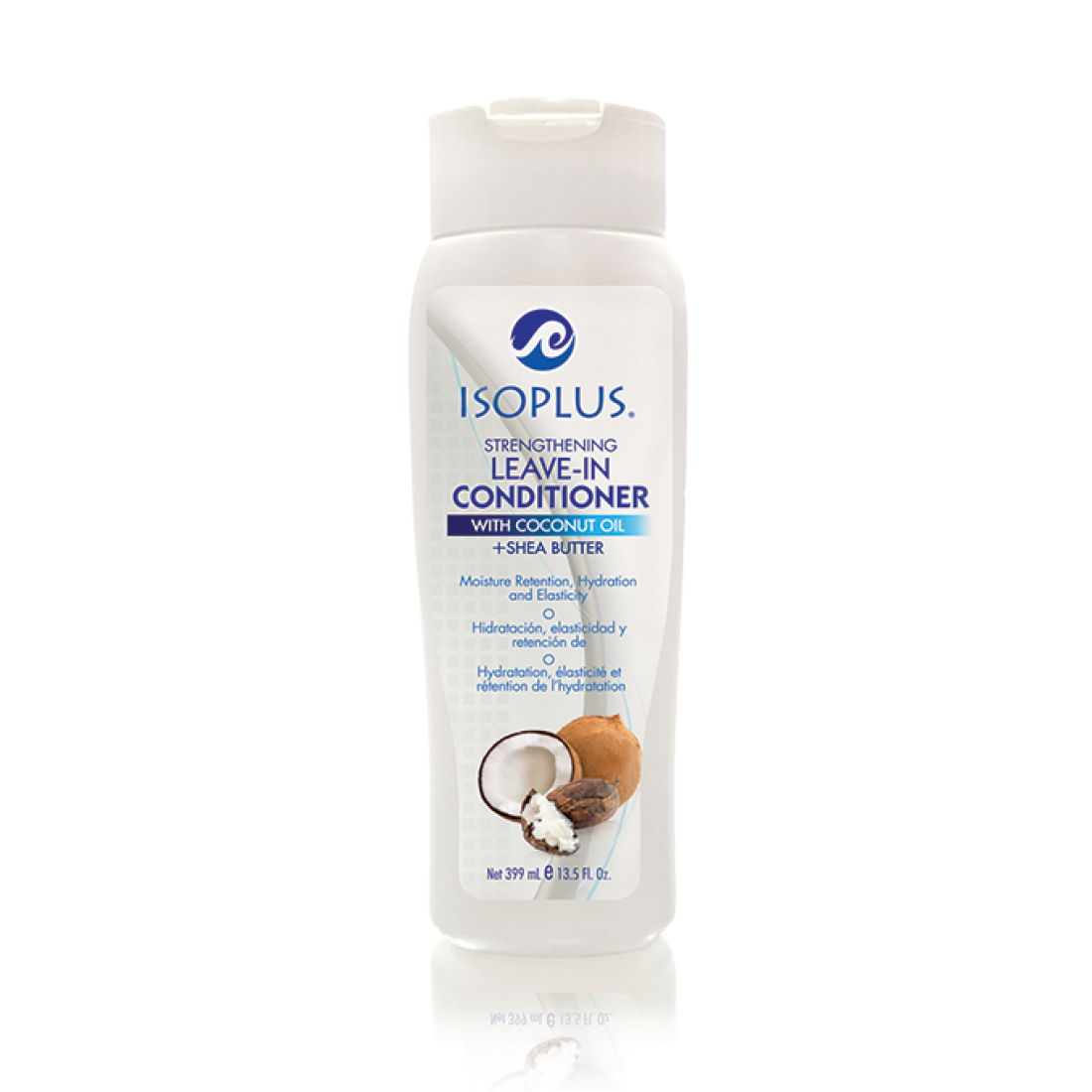 Isoplus Leave-In Conditioner with Coconut Oil 13.5oz, Isoplus coconut oil leave-in, coconut oil hair conditioner, moisturizing leave-in conditioner, strengthening leave-in treatment, hydration hair conditioner, leave-in for natural hair, Isoplus 13.5oz hair care, softening hair conditioner, detangling leave-in conditioner, hair elasticity treatment, daily use leave-in conditioner, conditioner for relaxed hair, nourishing hair treatment, frizz control leave-in conditioner, lightweight hair conditioner