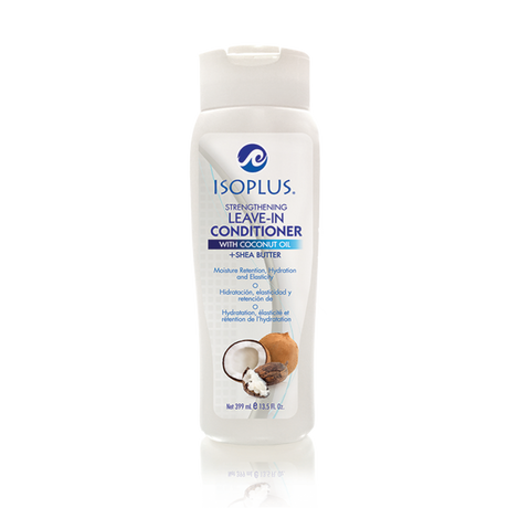 Isoplus Leave-In Conditioner with Coconut Oil 13.5oz, Isoplus coconut oil leave-in, coconut oil hair conditioner, moisturizing leave-in conditioner, strengthening leave-in treatment, hydration hair conditioner, leave-in for natural hair, Isoplus 13.5oz hair care, softening hair conditioner, detangling leave-in conditioner, hair elasticity treatment, daily use leave-in conditioner, conditioner for relaxed hair, nourishing hair treatment, frizz control leave-in conditioner, lightweight hair conditioner