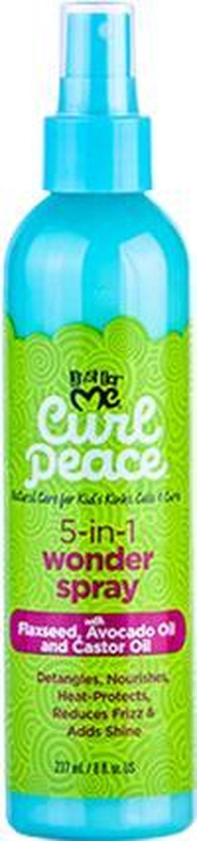 JFM Curl Peace 5-in-1 Wonder Spray 8oz Nourishing Detangling Styling Mist-2