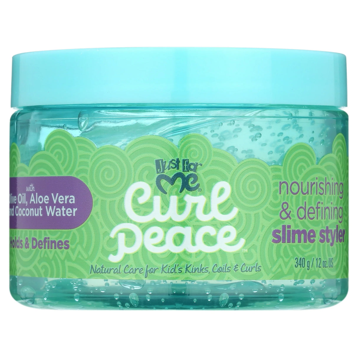 Just For Me Curl Peace Nourishing Jar Women Hair Styling Gel 12 oz